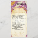 Search for damask wedding programs Purple