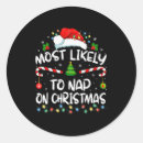 Search for nap stickers On christmas