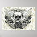 Search for skull and roses posters Wings