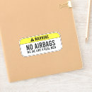 Search for airbag bumper stickers Real men