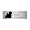 Search for westie return address labels Silhouette