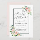 Search for peonies birthday invitations Modern