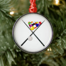 Search for pool cue christmas tree decorations Billiard balls