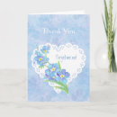 Search for forget me not thank you cards Pretty