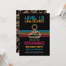 Search for retro video game invitations Cool