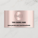 Search for youtube channel business cards Media production