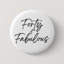 Search for forty badges Black and white