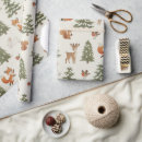 Search for winter woodland wrapping paper Animals