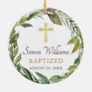 Search for botanical christmas tree decorations Baptism