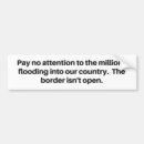 Search for anti illegal bumper stickers Border