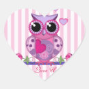 Search for heart owl stickers Cute