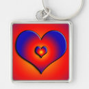 Search for orange heart key rings Girly