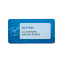 Search for instrument return address labels Blue