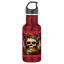 Search for day of the dead water bottles Dia de los muertos