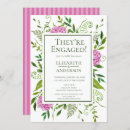 Search for hydrangea engagement party invitations Watercolor
