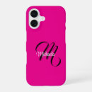 Search for black and hot pink iphone cases Typography