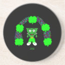 Search for clover designs coasters St patrick's day