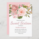 Search for blush sweet 16 invitations Pink
