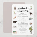 Search for weekend in the woods invitations Itinerary