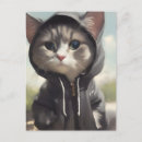 Search for hoodie postcards Cat