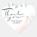 Search for anniversary thank you wedding stickers Floral