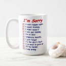 Search for apology mugs Sorry