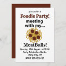 Search for meatball invitations Pasta