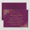 Search for gold foil rehearsal dinner invitations Formal