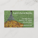Search for raking leaves business cards Rake