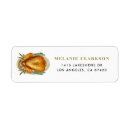 Search for thanksgiving return address labels Watercolor