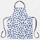 Search for blue polka dot aprons Watercolor