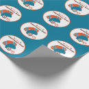 Search for football wrapping paper Blue
