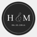 Search for monogram thank you stickers Simple
