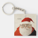 Search for old christmas key rings Santa claus