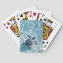 Search for sea turtle playing cards Nautical