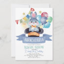 Search for magic show birthday invitations Bunny
