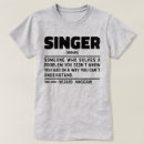 Search for singer womens tshirts Vocalist