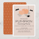 Search for pumpkin carving party invitations Spider