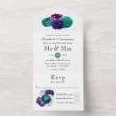 Search for purple and turquoise wedding invitations Floral