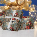 Search for victorian christmas wrapping paper Santa
