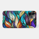 Search for stained glass leaves iphone cases Colourful