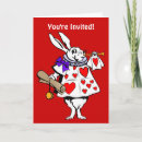 Search for tenniel invitations Alice in wonderland