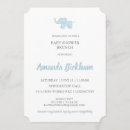 Search for watercolor elephant baby shower invitations Simple