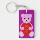 Search for cute teddy bears key rings For her