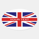 Search for union jack oval stickers English