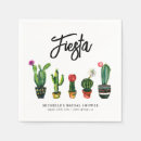 Search for fiesta bridal shower napkins Cactus