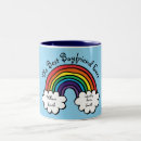 Search for valentine rainbow mugs Be mine