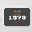 Search for vintage 50th birthday invitations 1975