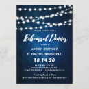 Search for string of lights rehearsal dinner invitations Modern