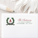 Search for laurel wreath return address labels Watercolor